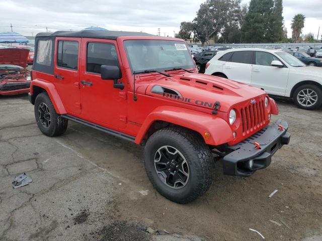 Parquets JEEP WRANGLER 2014 Czerwony