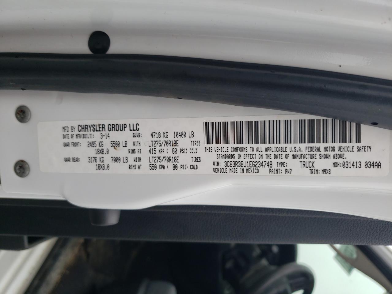 2014 RAM 3500 - Image 13