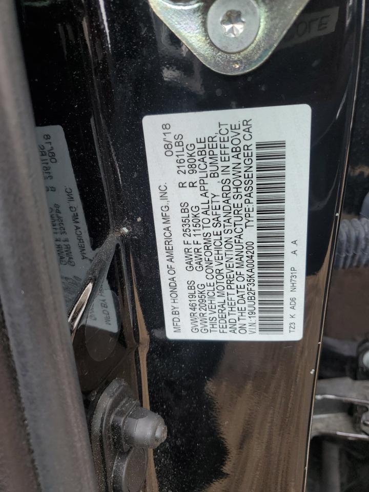 VIN 19UUB2F35KA004200 2019 ACURA TLX no.12