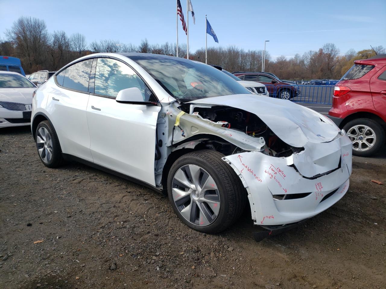 VIN 7SAYGDEE8RA259134 2024 TESLA MODEL Y no.4