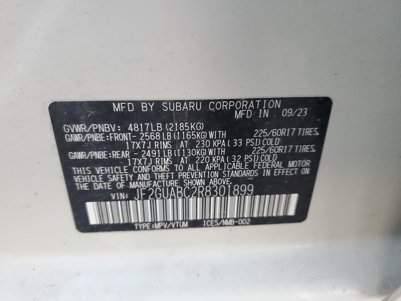 2024 Subaru XV - Image 15