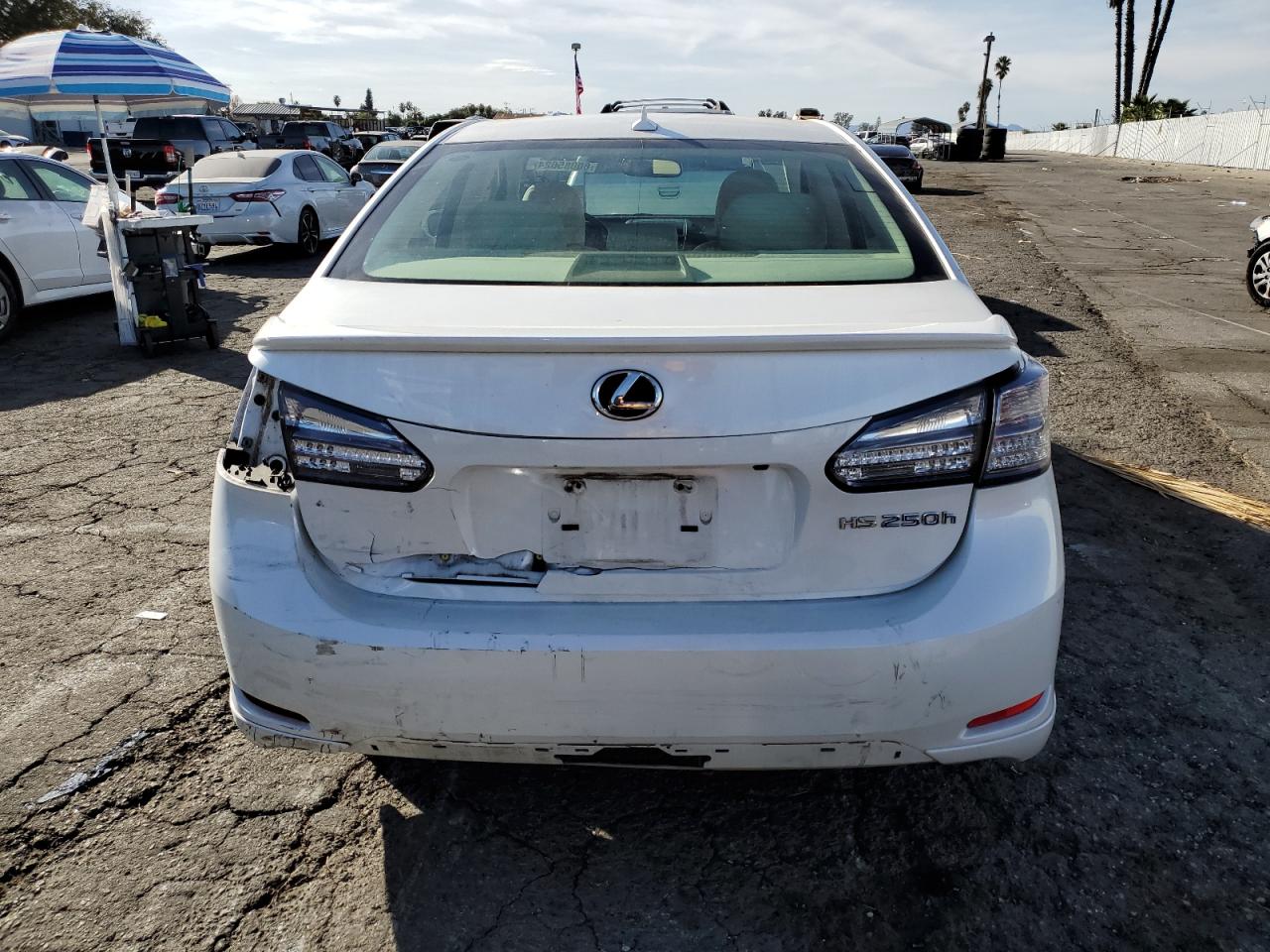 2012 Lexus Hs 250H VIN: JTHBB1BA5C2049085 Lot: 80085624