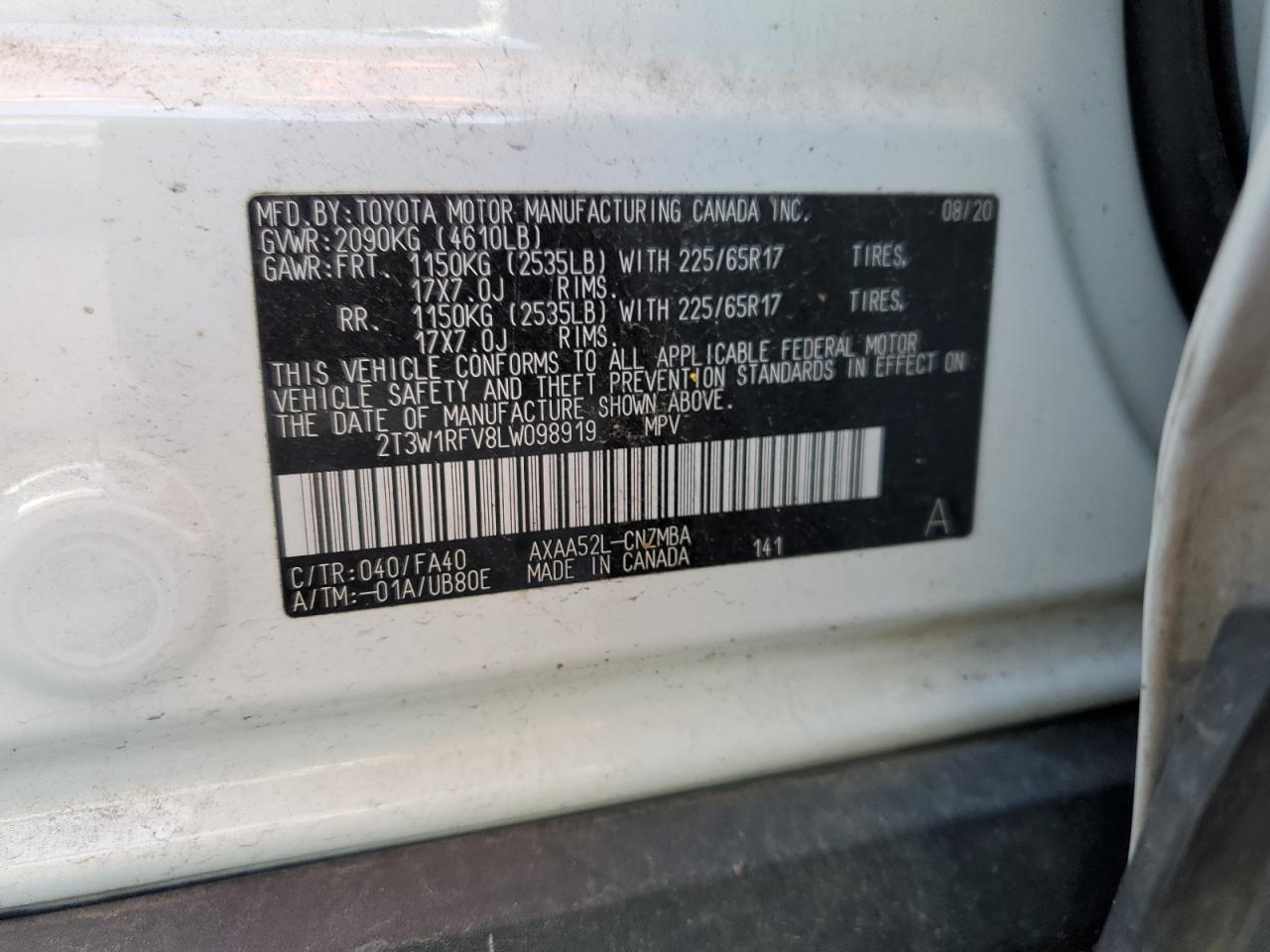 2020 Toyota RAV 4 - Image 15