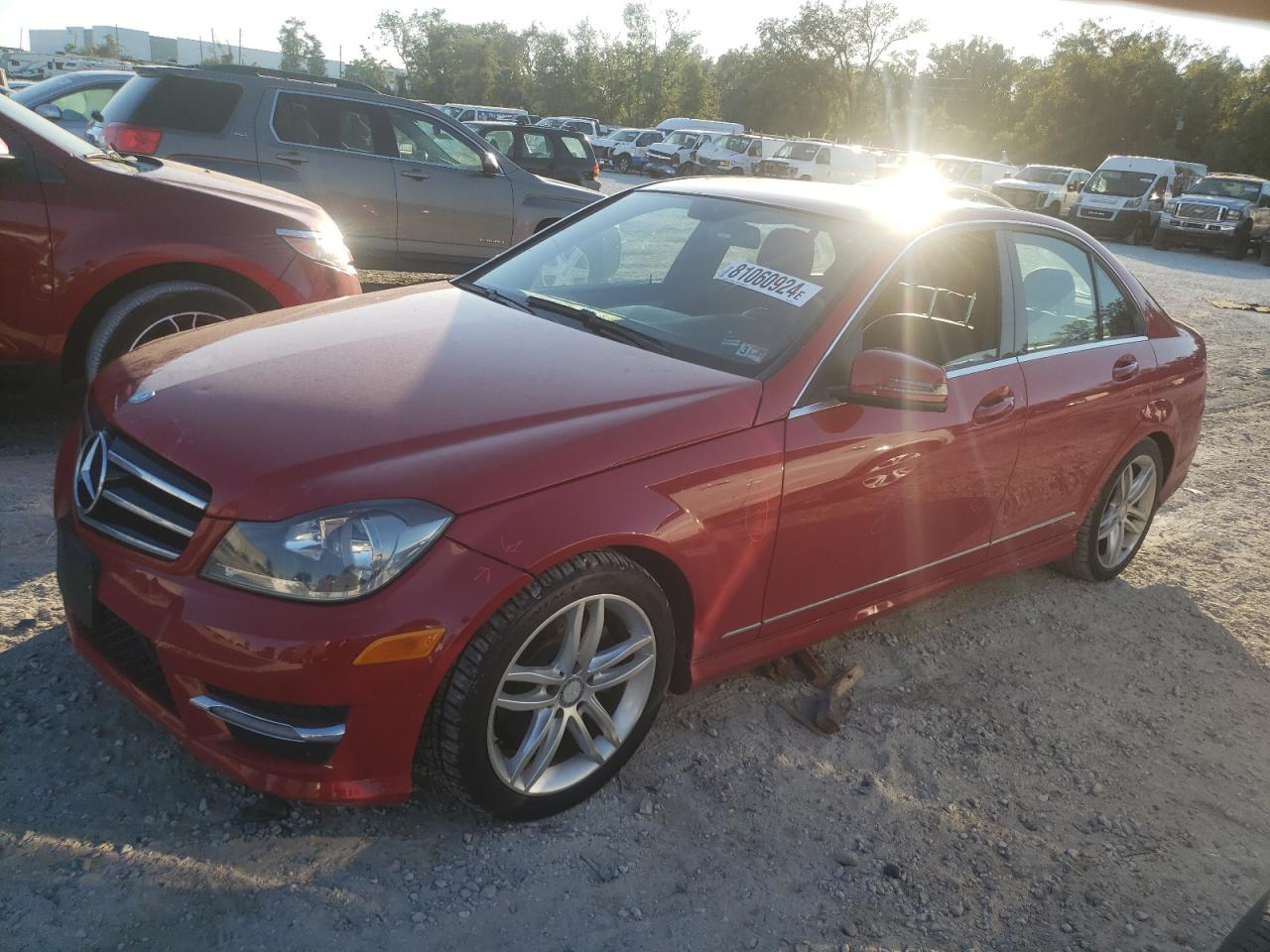 VIN WDDGF4HB3EA946904 2014 MERCEDES-BENZ C-CLASS no.1