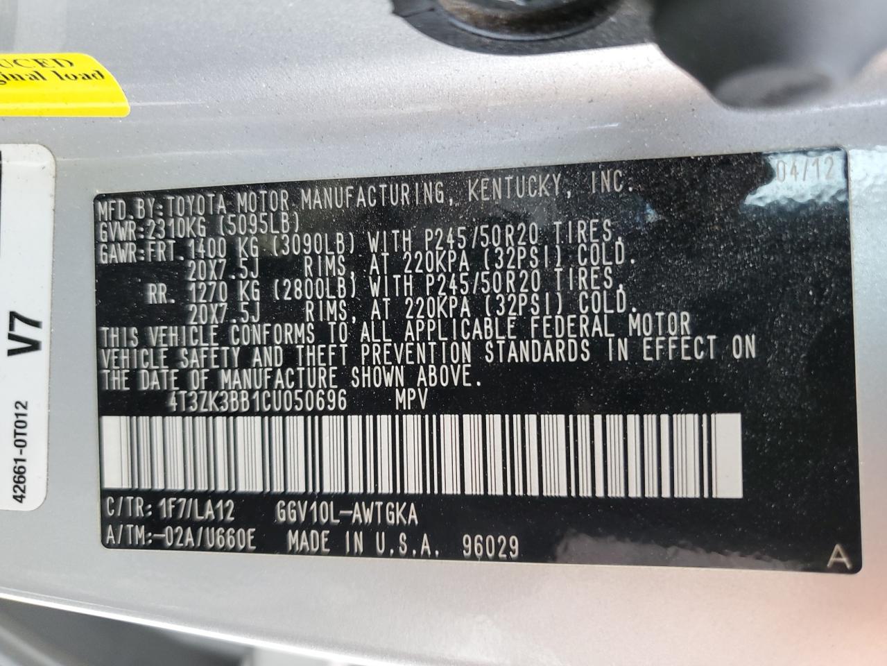 2012 Toyota Venza - Image 13