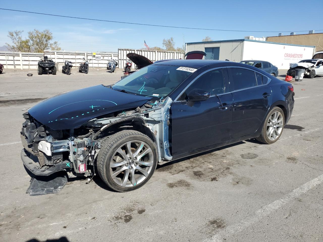 2015 Mazda 6 Grand Touring na sprzedaż w Anthony, TX - Front End