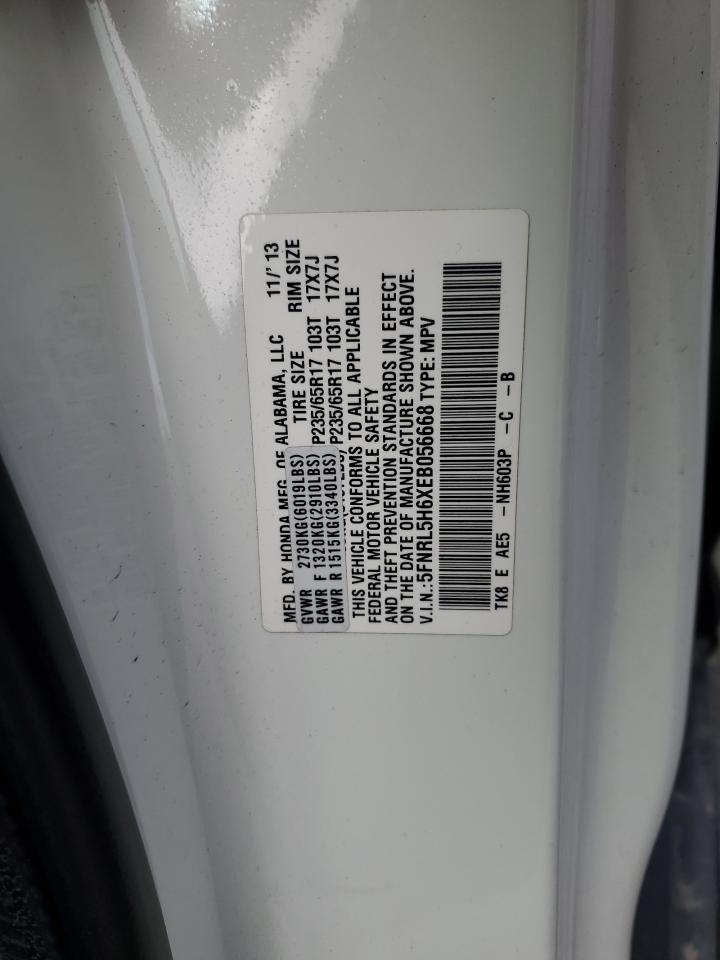 VIN 5FNRL5H6XEB056668 2014 HONDA All Models no.13