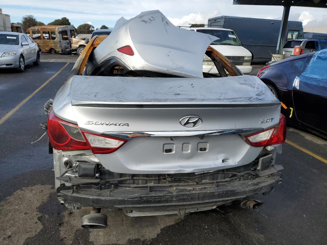 VIN 5NPEC4AB9EH853799 2014 HYUNDAI SONATA no.6