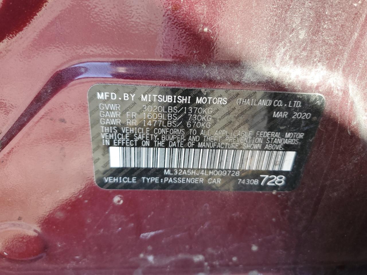 2020 Mitsubishi Mirage - Image 15