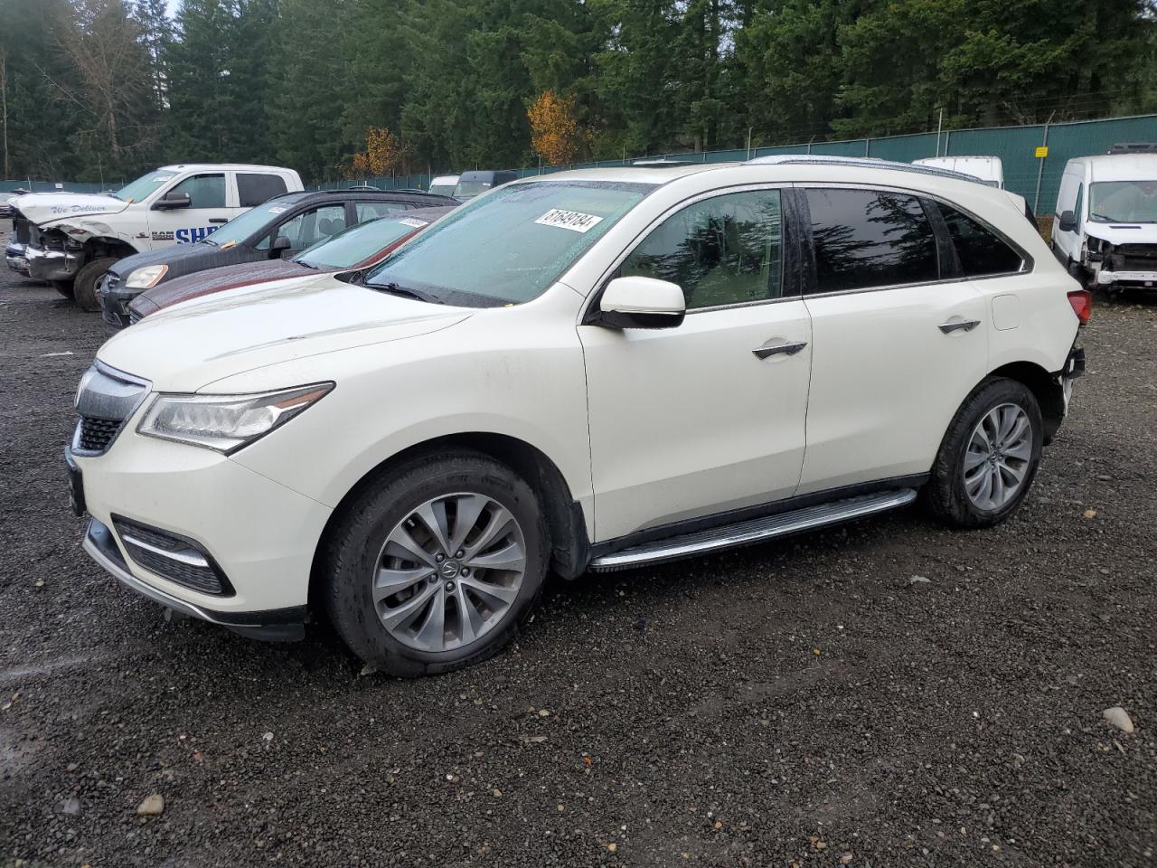 VIN 5FRYD4H69GB038599 2016 ACURA MDX no.1