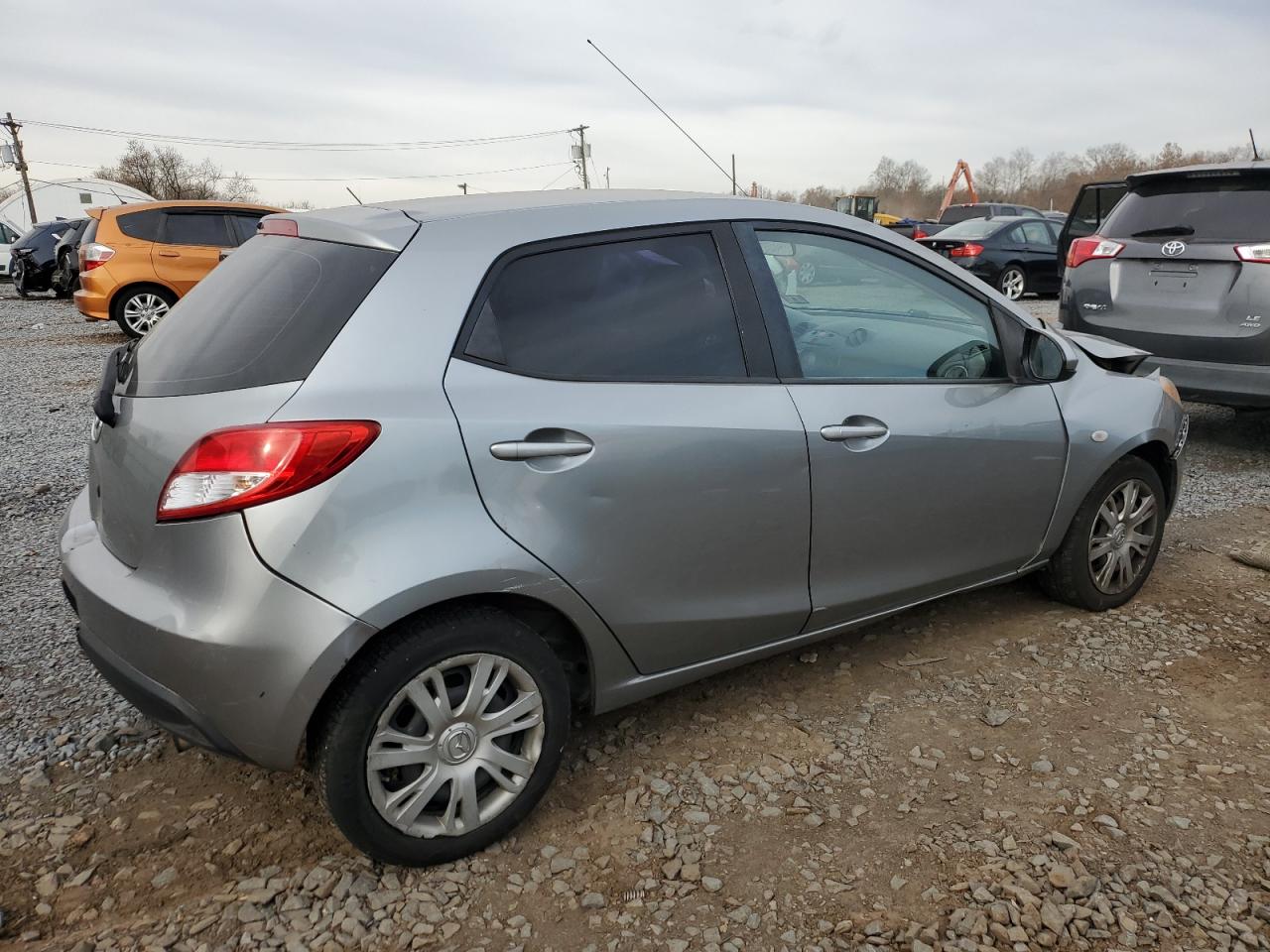 VIN JM1DE1KY1D0171034 2013 MAZDA 2 no.3