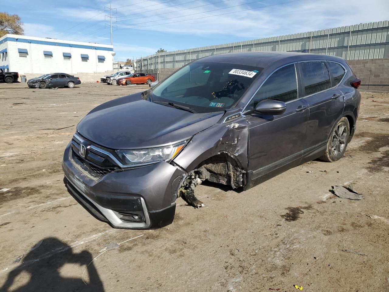 2021 Honda Cr-V Ex zu verkaufen in Albuquerque, NM - Front End