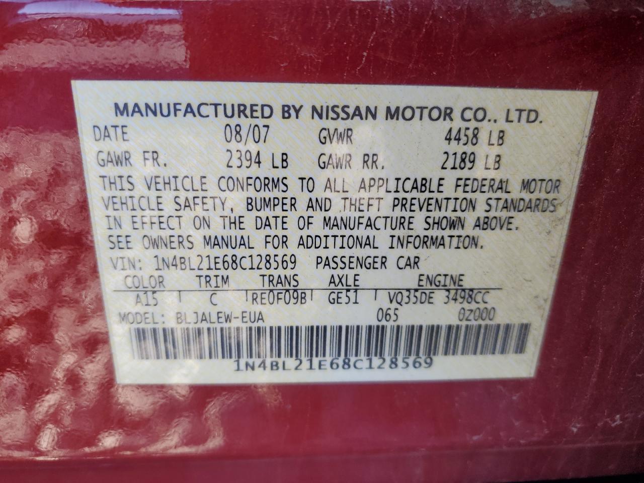 2008 Nissan Altima - Image 12