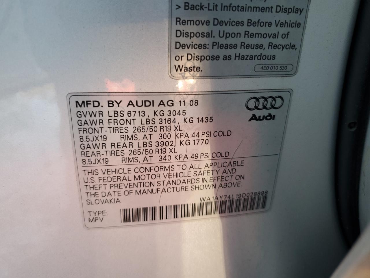 2009 Audi Q7 - Image 13