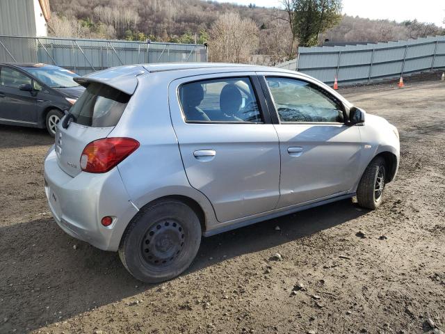 Hatchbacks MITSUBISHI MIRAGE 2014 Srebrny