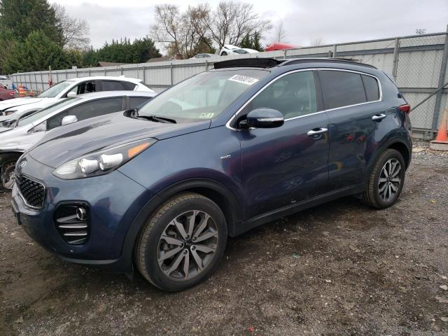  KIA SPORTAGE 2018 Синий