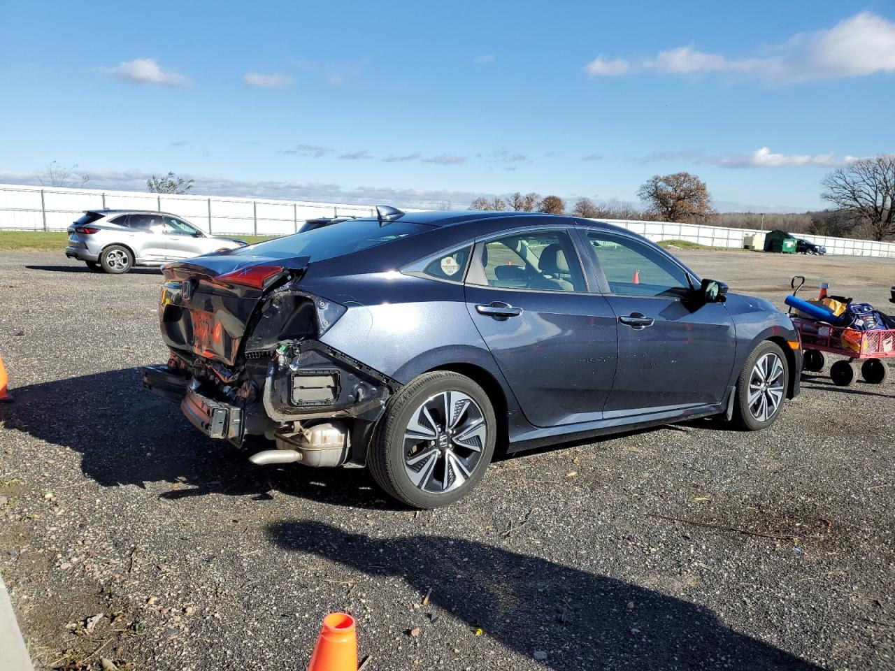 2018 Honda Civic Ex VIN: JHMFC1F33JX025605 Lot: 80141264