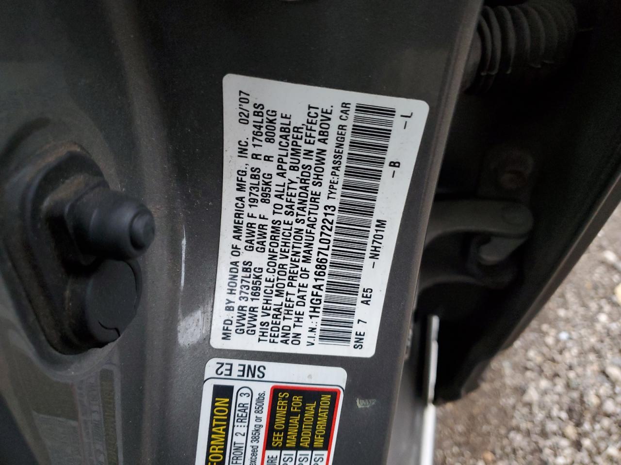 2007 Honda Civic - Image 13