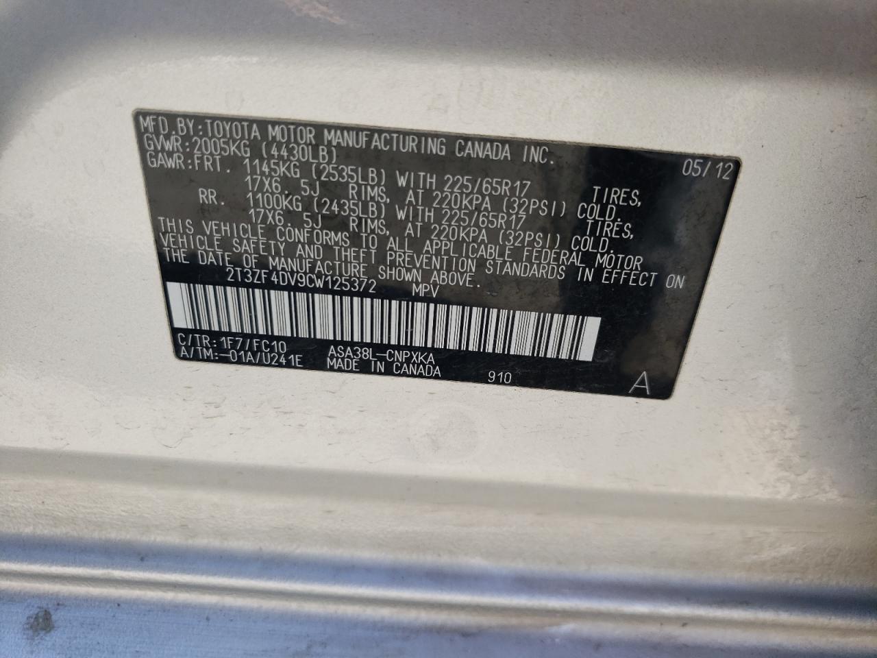 2012 Toyota RAV 4 - Image 16