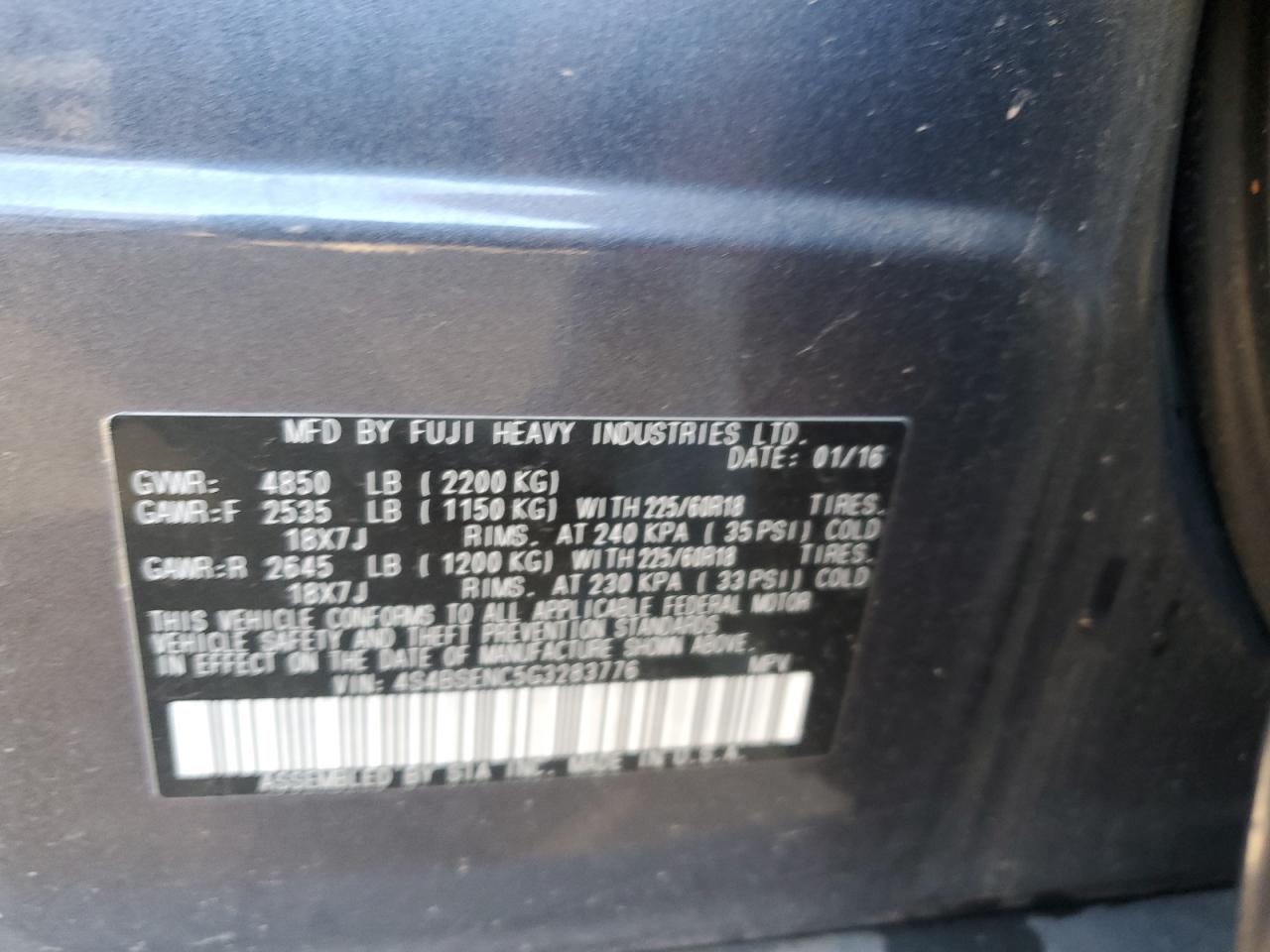 2016 Subaru Outback - Image 13