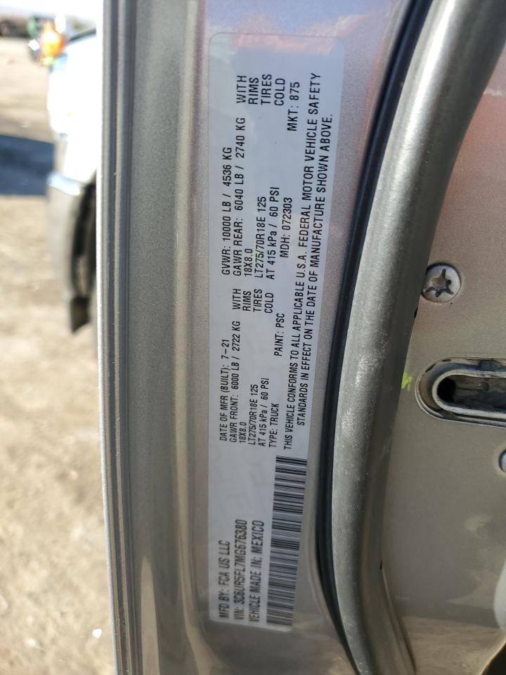 2021 RAM 2500 - Image 12
