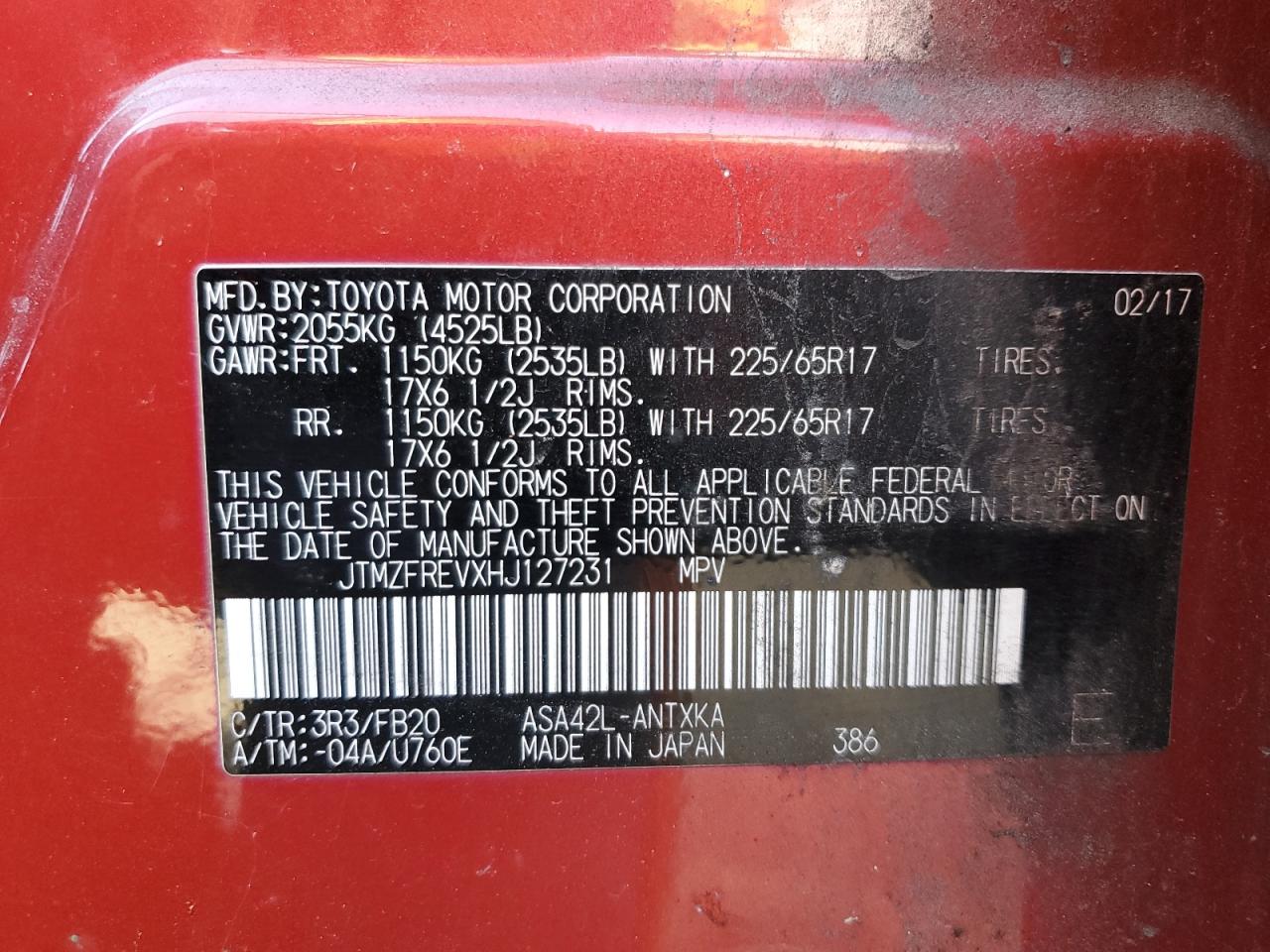 2017 Toyota RAV 4 - Image 14