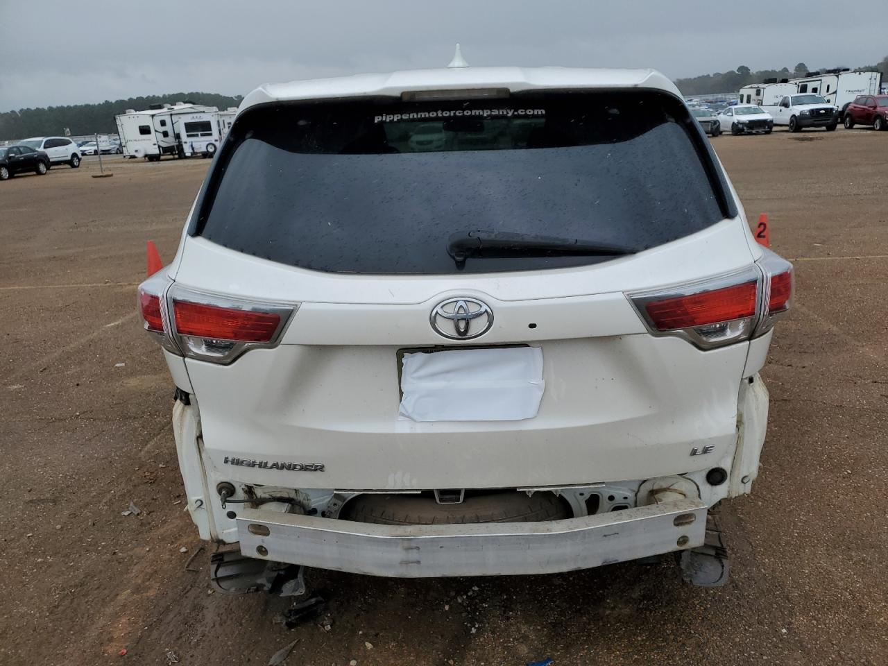 2016 Toyota Highlander Le VIN: 5TDZKRFHXGS178072 Lot: 80949014