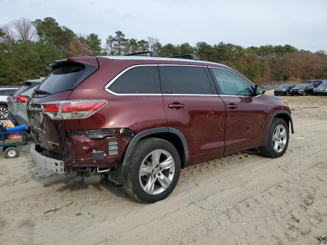 Parquets TOYOTA HIGHLANDER 2014 Burgundy