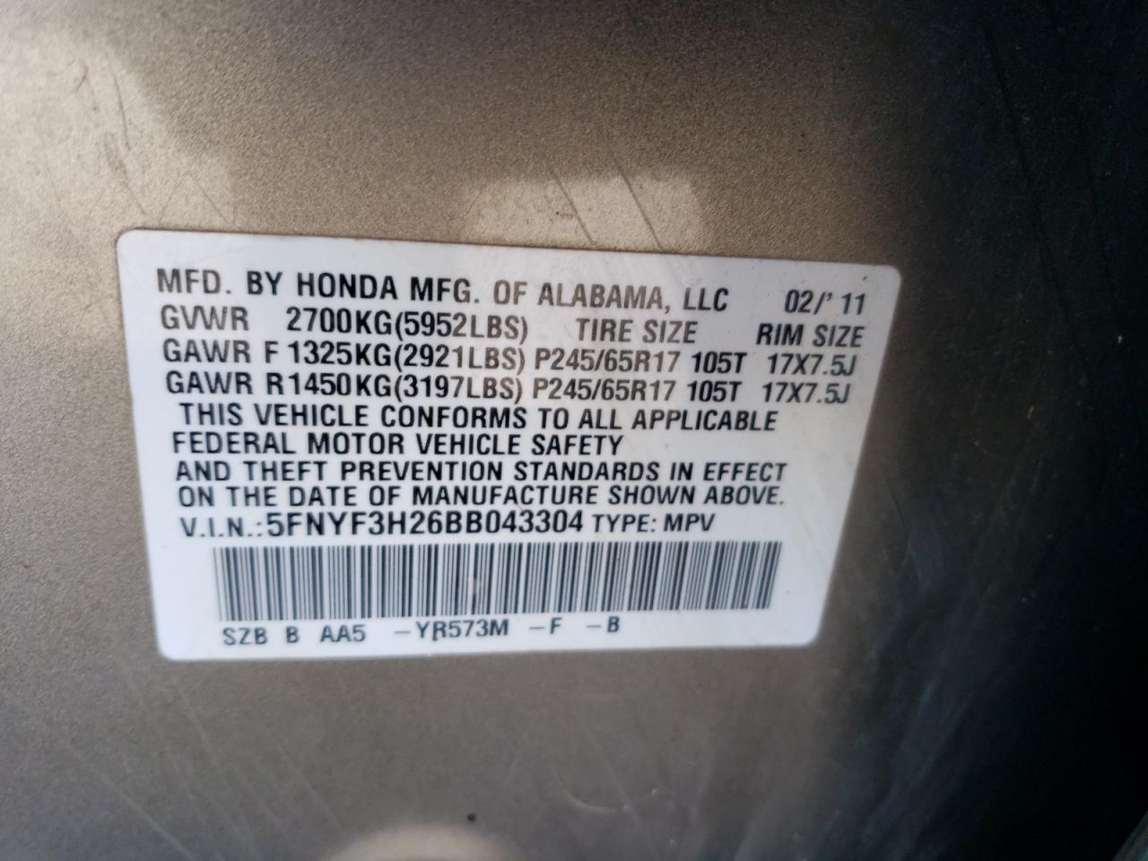 2011 Honda Pilot - Image 14
