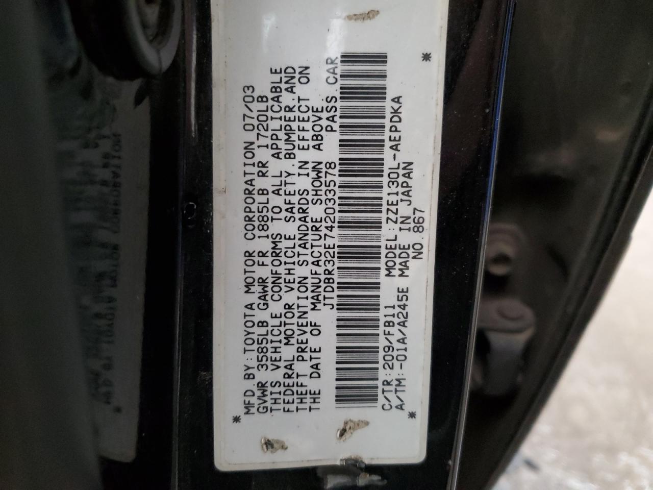 2004 Toyota Corolla - Image 13