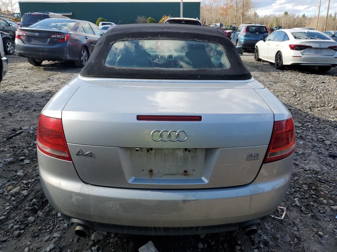 2007 Audi A4 3.2 Cabriolet Quattro VIN: WAUDH48H87K023274 Lot: 78649564