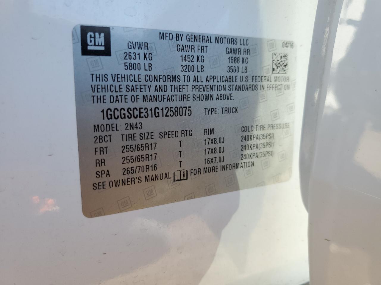 2016 Chevrolet Colorado - Image 12