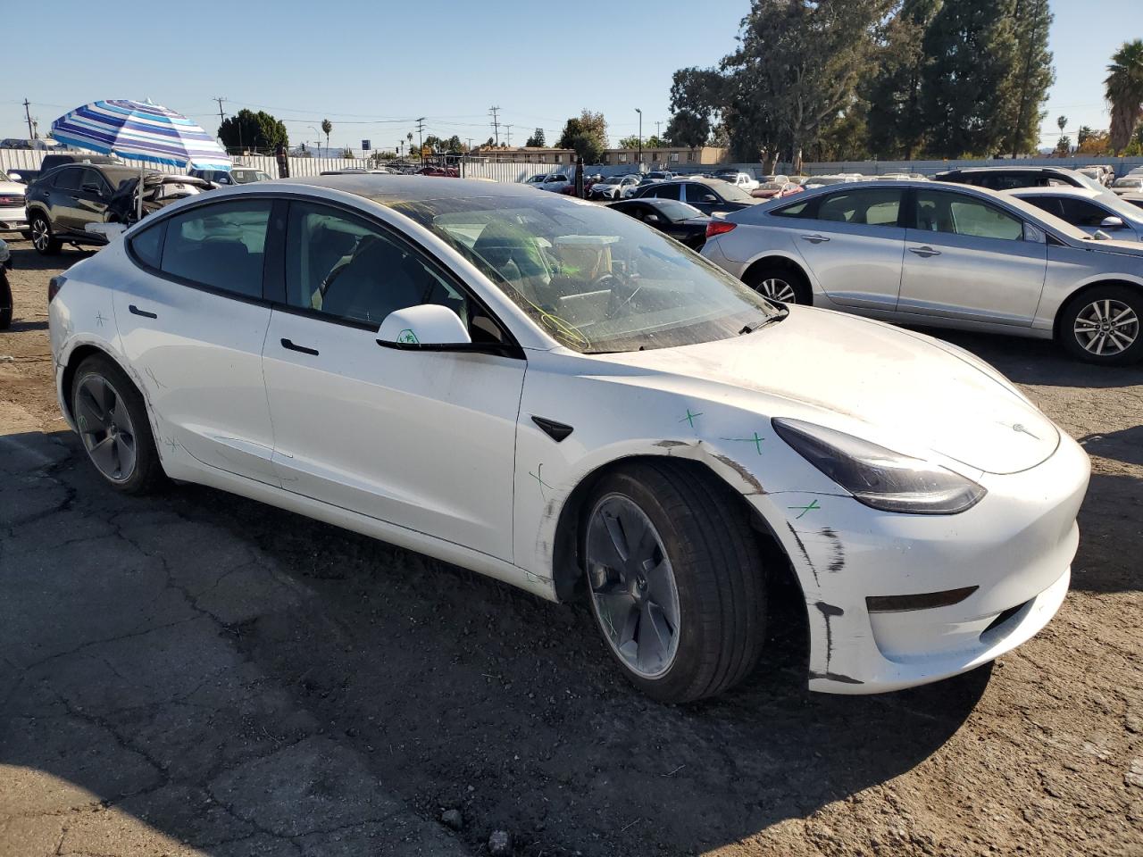 VIN 5YJ3E1EA5PF714532 2023 TESLA MODEL 3 no.4