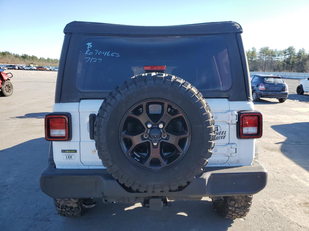 2022 Jeep Wrangler Unlimited Sport VIN: 1C4HJXDM7NW272815 Lot: 80557734