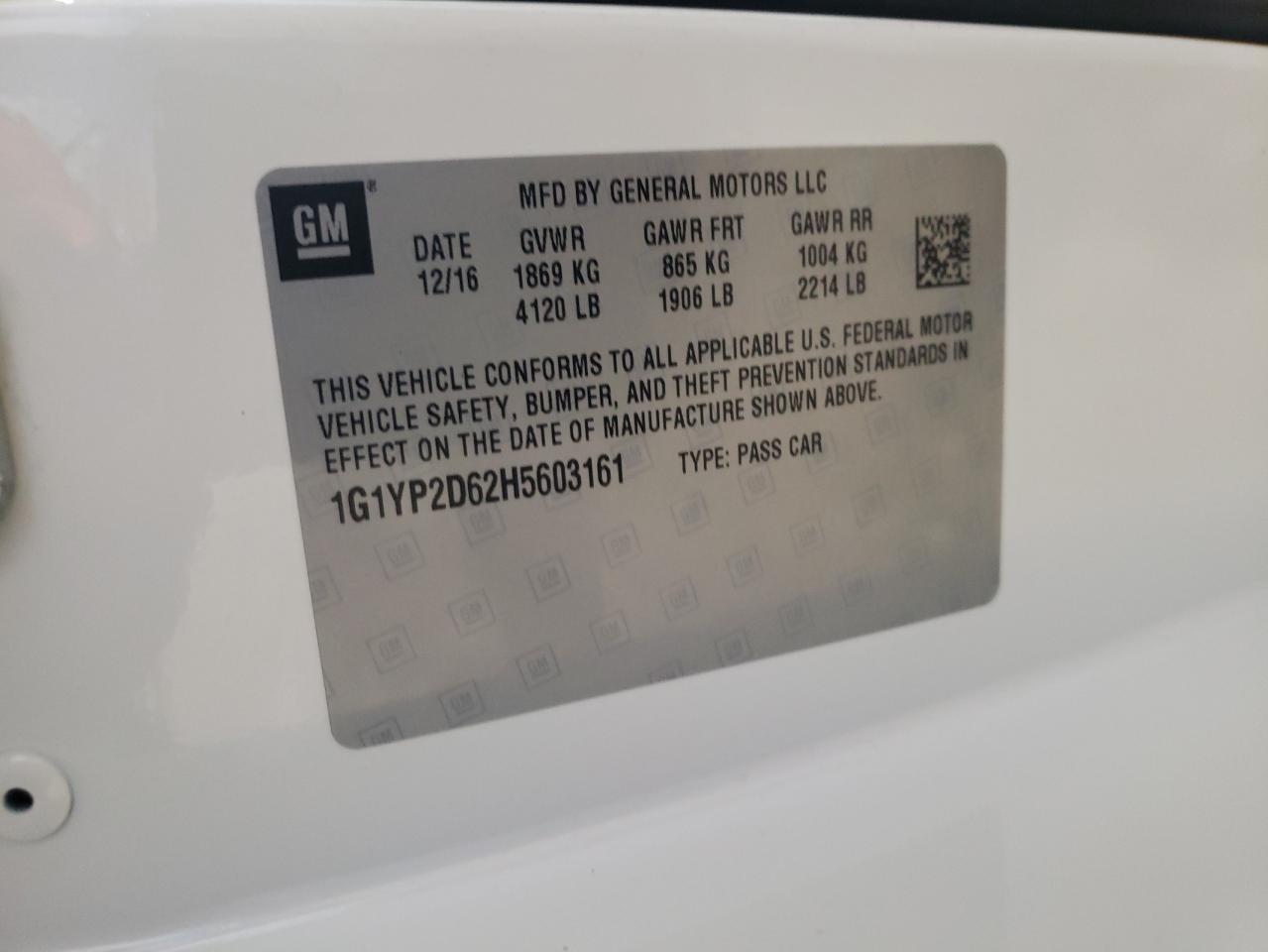 2017 Chevrolet Corvette - Image 13