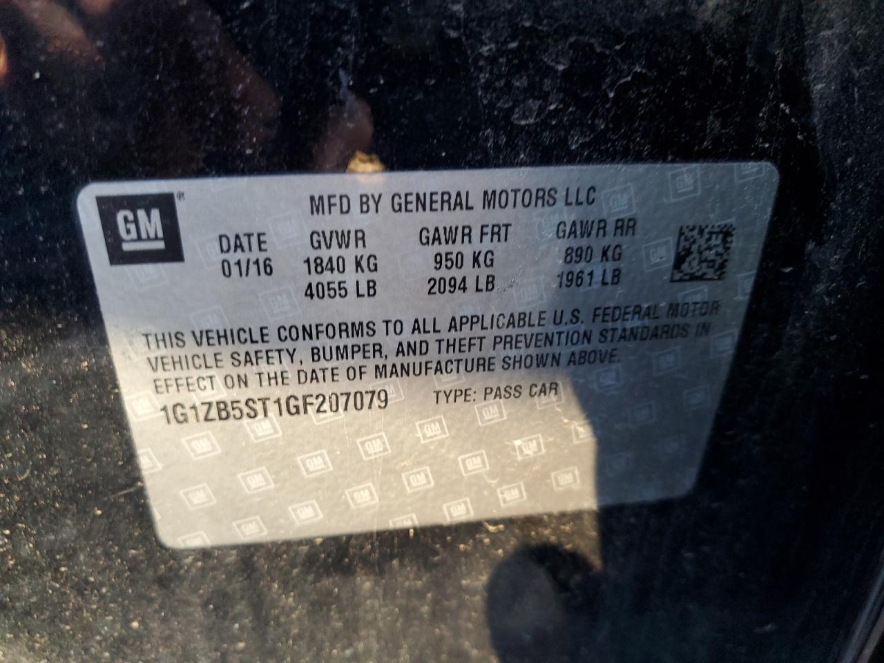 2016 Chevrolet Malibu - Image 12