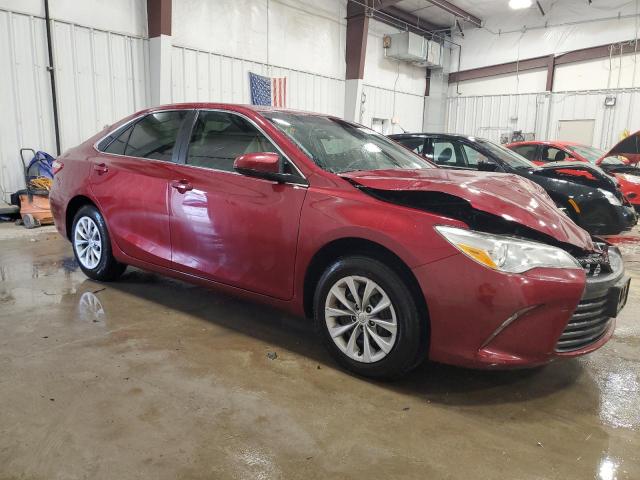  TOYOTA CAMRY 2017 Red