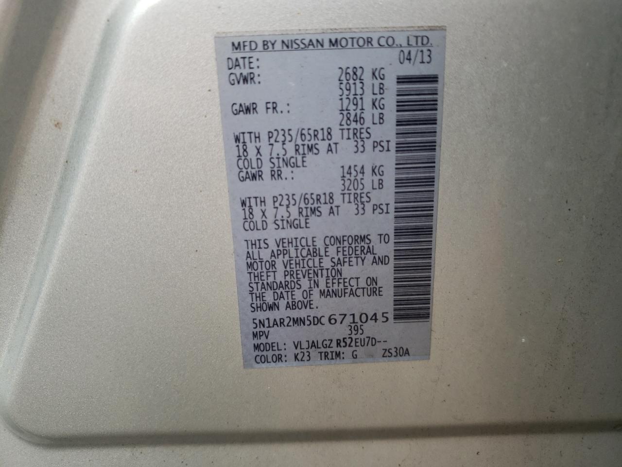 2013 Nissan Pathfinder - Image 13