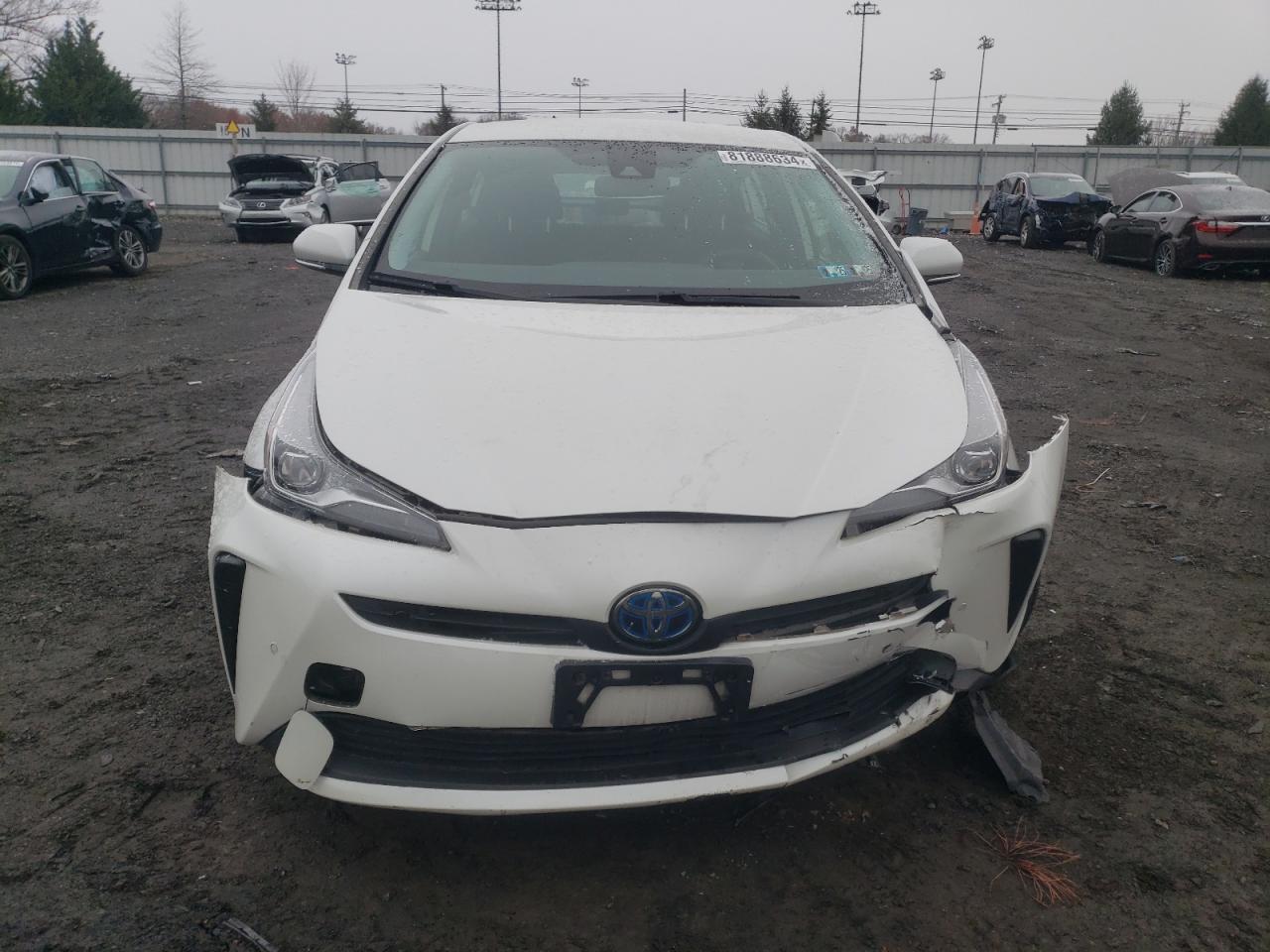 2019 Toyota Prius VIN: JTDKARFU9K3095387 Lot: 81888634