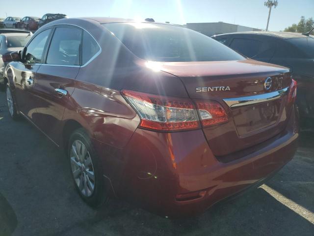  NISSAN SENTRA 2015 Czerwony