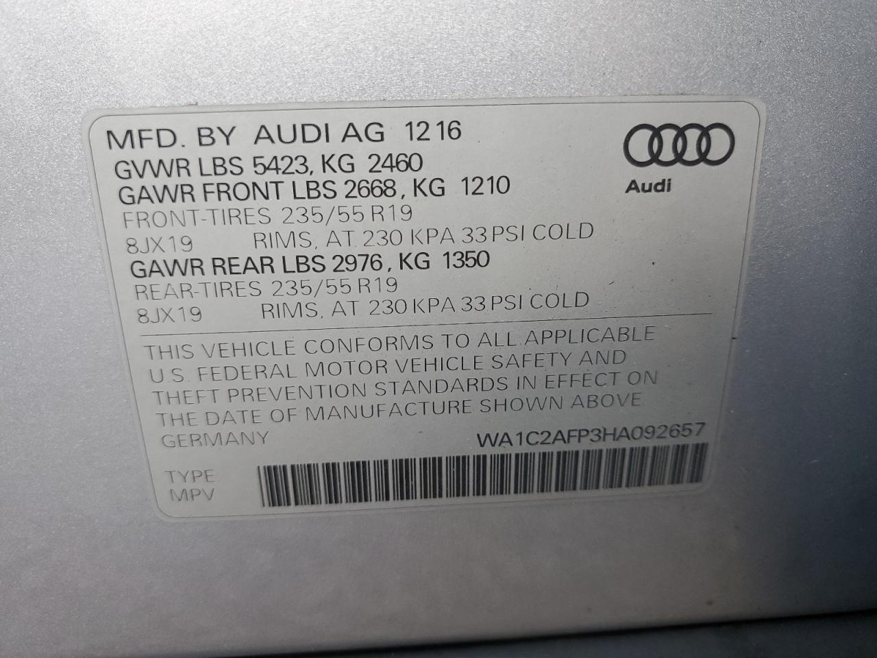 2017 Audi Q5 - Image 13