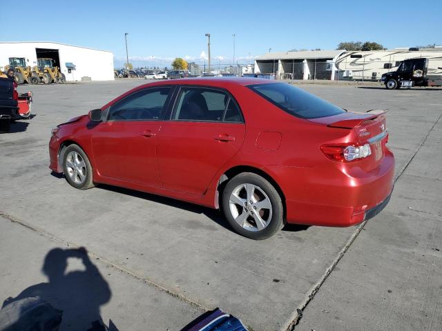  TOYOTA COROLLA 2012 Czerwony