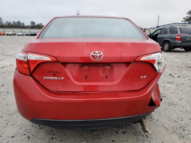  TOYOTA COROLLA 2014 Czerwony