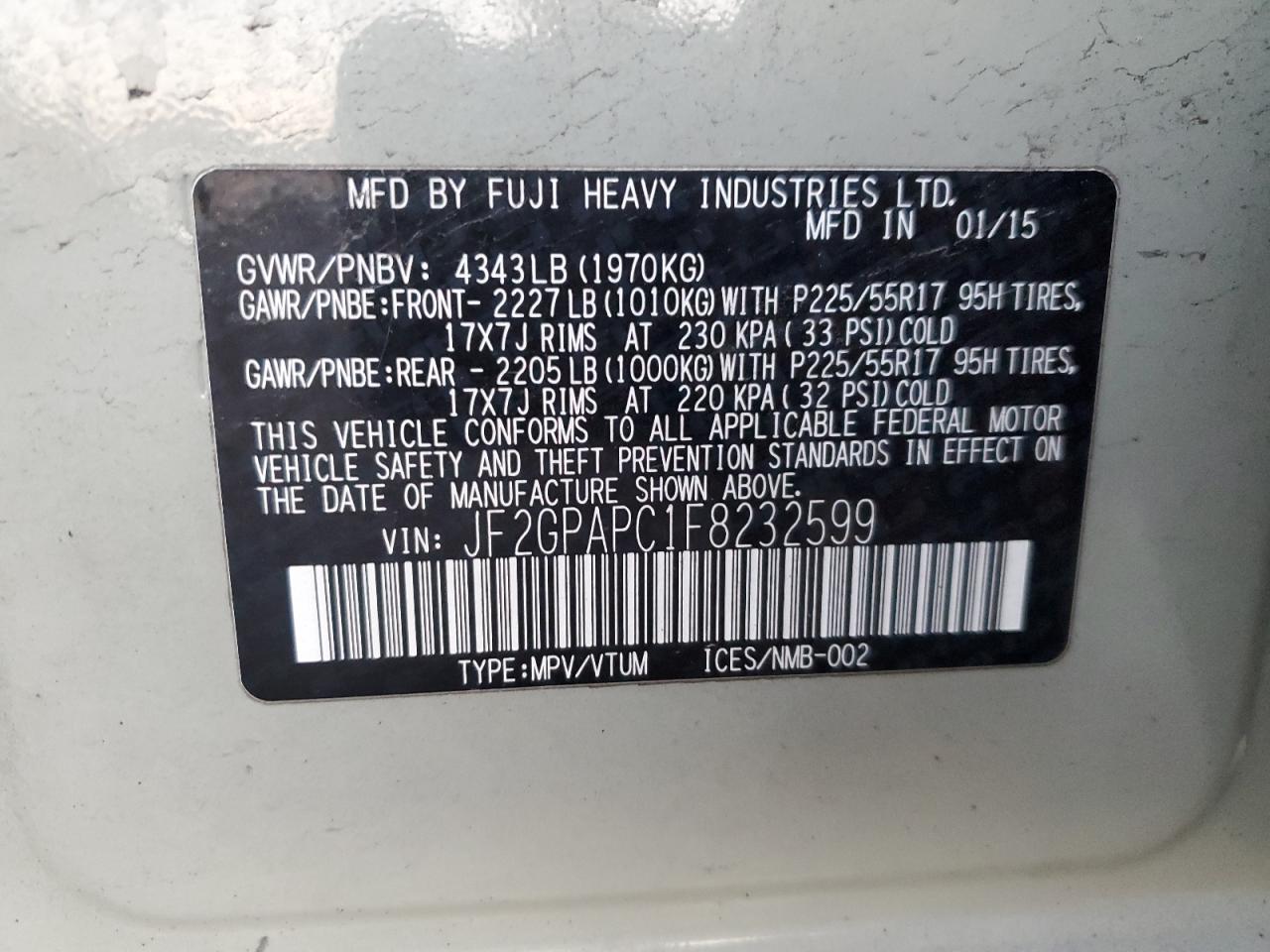 2015 Subaru XV - Image 13