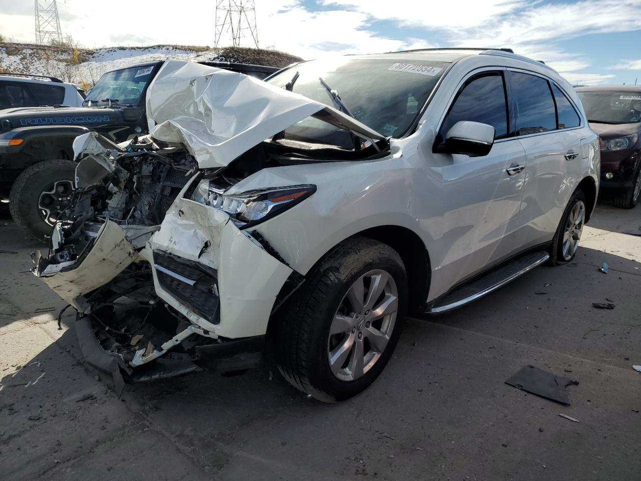 VIN 5FRYD4H9XGB047693 2016 ACURA MDX no.1