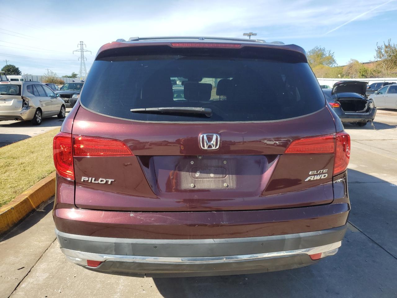 2020 Honda Pilot Elite VIN: 5FNYF6H00HB065467 Lot: 80170904