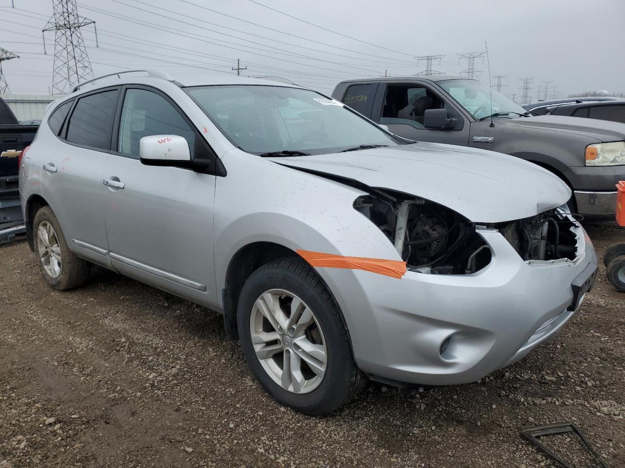 VIN JN8AS5MT7DW523247 2013 NISSAN ROGUE no.4