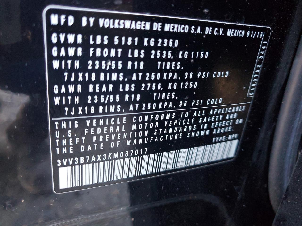 2019 Volkswagen Tiguan - Image 13