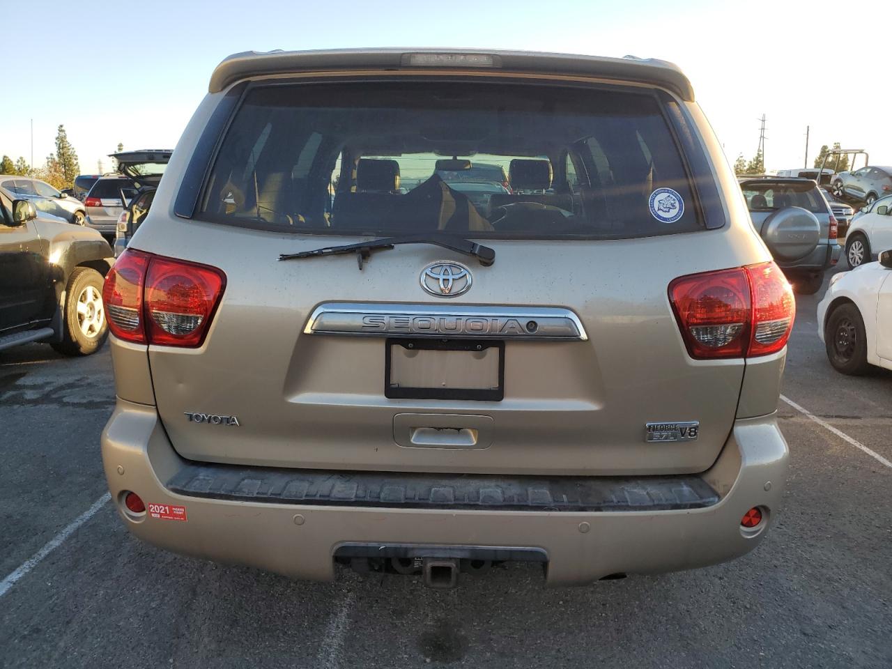 2008 Toyota Sequoia Limited VIN: 5TDZY68A98S000961 Lot: 80040964