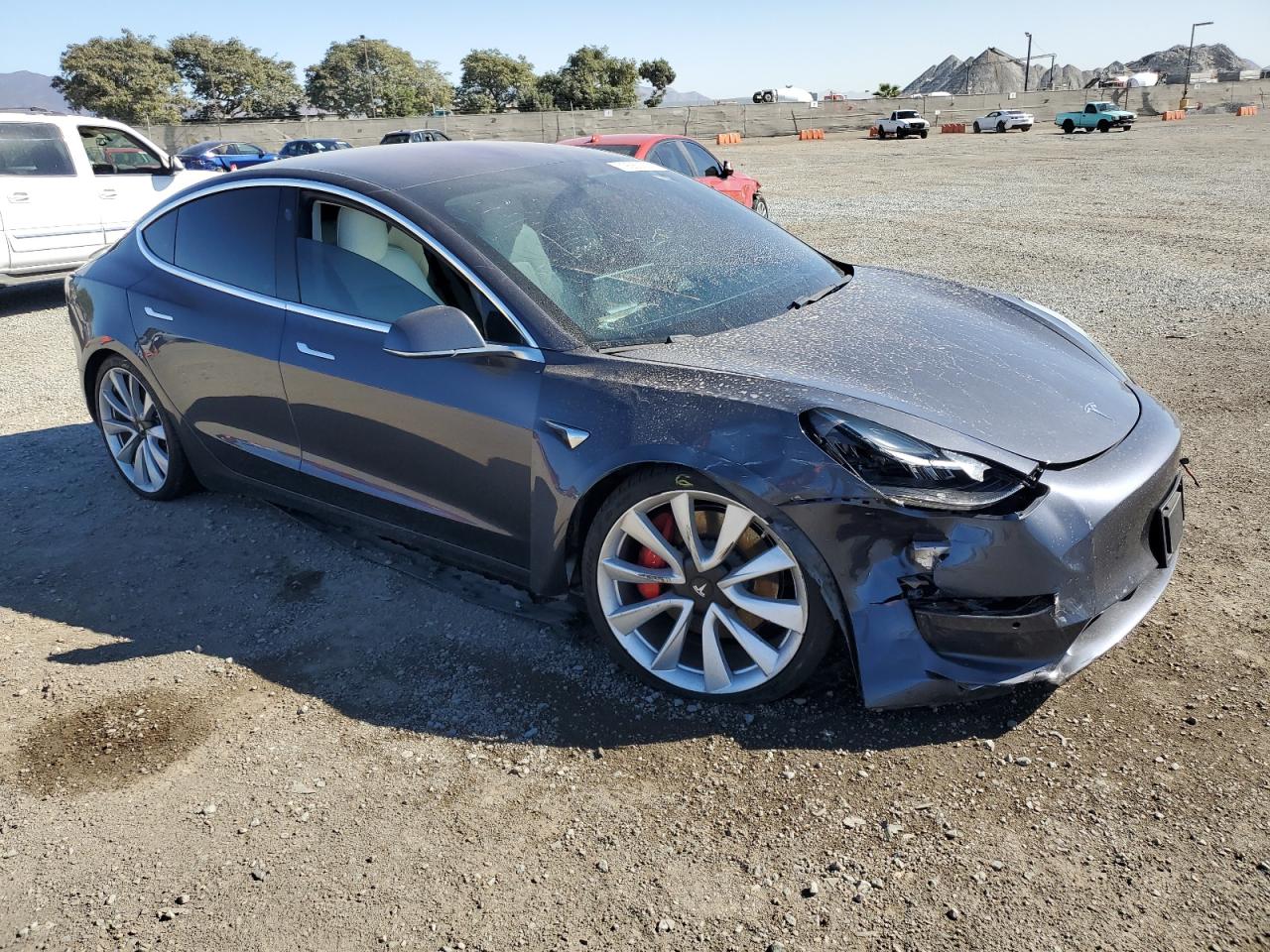 VIN 5YJ3E1EB7JF171202 2018 TESLA MODEL 3 no.4